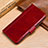 Coque Portefeuille Livre Cuir Etui Clapet P01 pour Huawei P30 Lite New Edition Rouge
