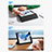 Coque Portefeuille Livre Cuir Etui Clapet P02 pour Apple iPad 10.2 (2020) Noir Petit