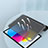 Coque Portefeuille Livre Cuir Etui Clapet P03 pour Apple iPad 10.9 (2022) Noir Petit