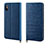 Coque Portefeuille Livre Cuir Etui Clapet P03 pour Apple iPhone Xs Max Bleu