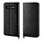 Coque Portefeuille Livre Cuir Etui Clapet P04 pour Samsung Galaxy S10 5G Noir