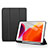 Coque Portefeuille Livre Cuir Etui Clapet pour Apple iPad 10.2 (2021) Noir