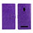 Coque Portefeuille Livre Cuir Etui Clapet pour Asus Zenfone 5 Violet
