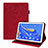 Coque Portefeuille Livre Cuir Etui Clapet pour Huawei MatePad 10.8 Rouge