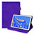 Coque Portefeuille Livre Cuir Etui Clapet pour Huawei MatePad 10.8 Violet