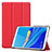 Coque Portefeuille Livre Cuir Etui Clapet pour Huawei MediaPad M6 8.4 Rouge