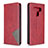 Coque Portefeuille Livre Cuir Etui Clapet pour LG K51 Rouge