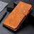 Coque Portefeuille Livre Cuir Etui Clapet pour Motorola Moto G9 Plus Orange Petit