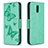 Coque Portefeuille Livre Cuir Etui Clapet pour Nokia 2.3 Vert