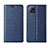 Coque Portefeuille Livre Cuir Etui Clapet pour Oppo A53 5G Bleu
