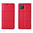 Coque Portefeuille Livre Cuir Etui Clapet pour Oppo A92s 5G Rouge