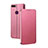 Coque Portefeuille Livre Cuir Etui Clapet pour Oppo AX7 Rose Rouge