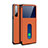 Coque Portefeuille Livre Cuir Etui Clapet pour Oppo K7 5G Orange