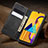Coque Portefeuille Livre Cuir Etui Clapet pour Samsung Galaxy M21 Petit