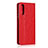 Coque Portefeuille Livre Cuir Etui Clapet pour Sony Xperia 10 II Rouge