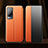 Coque Portefeuille Livre Cuir Etui Clapet pour Vivo X60 Pro 5G Orange