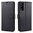 Coque Portefeuille Livre Cuir Etui Clapet pour Vivo Y20i India Noir Petit