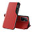 Coque Portefeuille Livre Cuir Etui Clapet Q02H pour Xiaomi Mi 11T 5G Rouge