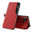 Coque Portefeuille Livre Cuir Etui Clapet Q02H pour Xiaomi POCO C3 Rouge