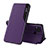 Coque Portefeuille Livre Cuir Etui Clapet Q02H pour Xiaomi POCO C3 Violet