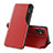Coque Portefeuille Livre Cuir Etui Clapet Q02H pour Xiaomi Poco M5 4G Rouge