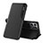Coque Portefeuille Livre Cuir Etui Clapet QH1 pour Huawei Honor X6S Noir