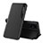 Coque Portefeuille Livre Cuir Etui Clapet QH1 pour Samsung Galaxy A51 4G Noir