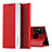 Coque Portefeuille Livre Cuir Etui Clapet QH1 pour Samsung Galaxy M31 Prime Edition Rouge