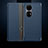 Coque Portefeuille Livre Cuir Etui Clapet QK3 pour Huawei P50 Pro Bleu