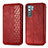 Coque Portefeuille Livre Cuir Etui Clapet S01D pour Huawei P40 Lite 5G Rouge