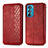 Coque Portefeuille Livre Cuir Etui Clapet S01D pour Motorola Moto Edge 30 5G Rouge