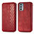 Coque Portefeuille Livre Cuir Etui Clapet S01D pour Motorola Moto Edge Lite 5G Rouge