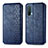 Coque Portefeuille Livre Cuir Etui Clapet S01D pour OnePlus Nord CE 5G Bleu