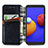 Coque Portefeuille Livre Cuir Etui Clapet S01D pour Samsung Galaxy M01 Core Petit