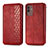 Coque Portefeuille Livre Cuir Etui Clapet S01D pour Samsung Galaxy M13 5G Rouge