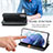 Coque Portefeuille Livre Cuir Etui Clapet S01D pour Samsung Galaxy S23 5G Petit