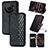 Coque Portefeuille Livre Cuir Etui Clapet S01D pour Sharp Aquos R8s Pro Petit