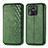 Coque Portefeuille Livre Cuir Etui Clapet S01D pour Xiaomi Redmi 10 Power Vert Petit