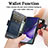 Coque Portefeuille Livre Cuir Etui Clapet S02D pour Samsung Galaxy S22 Ultra 5G Petit