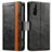 Coque Portefeuille Livre Cuir Etui Clapet S02D pour Sony Xperia 10 III SO-52B Petit