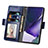 Coque Portefeuille Livre Cuir Etui Clapet S03D pour Samsung Galaxy S22 Ultra 5G Petit