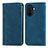 Coque Portefeuille Livre Cuir Etui Clapet S04D pour Huawei Nova Y70 Plus Bleu