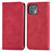 Coque Portefeuille Livre Cuir Etui Clapet S04D pour Motorola Moto Edge 20 Lite 5G Rouge