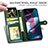 Coque Portefeuille Livre Cuir Etui Clapet S05D pour Motorola Moto Edge X30 5G Petit