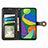 Coque Portefeuille Livre Cuir Etui Clapet S05D pour Samsung Galaxy F52 5G Petit