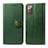 Coque Portefeuille Livre Cuir Etui Clapet S05D pour Samsung Galaxy Note 20 5G Vert