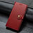 Coque Portefeuille Livre Cuir Etui Clapet S07D pour Xiaomi Redmi 10X Pro 5G Rouge