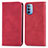Coque Portefeuille Livre Cuir Etui Clapet S08D pour Motorola Moto G31 Rouge