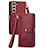 Coque Portefeuille Livre Cuir Etui Clapet S15D pour Samsung Galaxy S23 5G Petit