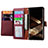 Coque Portefeuille Livre Cuir Etui Clapet S15D pour Samsung Galaxy S25 Ultra 5G Petit